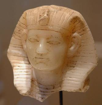 Amenemhat III, 6th Pharaoh of the 12th Dynasty,  reigned ca 1860-1814 B.C.E.,  Musee du Louvre, Paris